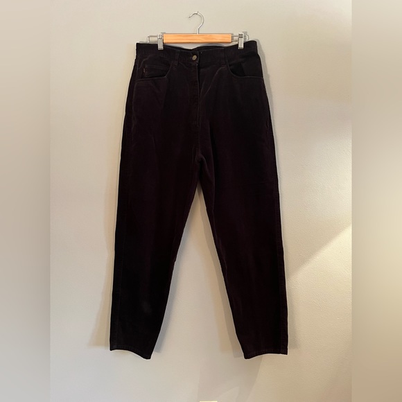 Woolrich Womens black “velvet” pants (16) - Picture 1 of 5